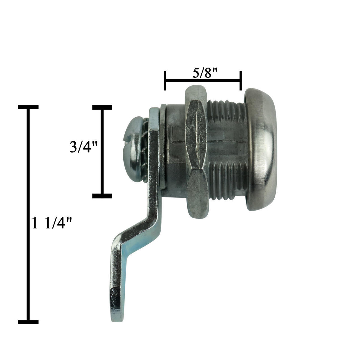 Leisure Lock Leisure Coachworks 5/8 Keyed Camlock with Straight and Offset Cam Lock Latch Keyed Alike