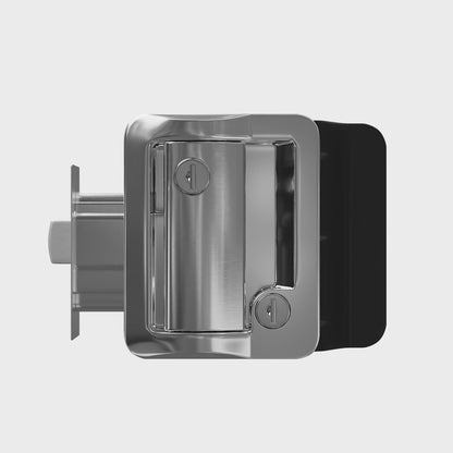 Leisure Locks RV Entry Door Lock with Paddle Deadbolt 2.5 Inch x 3.5 Inch (Chrome)