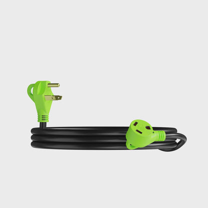 Leisure Cords 30AMP RV Extension Cord Standard 10 Foot (Green)