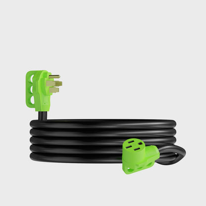 Leisure Cords 50AMP RV Extension Cord Standard 15 Foot (Green)