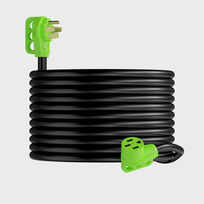 Leisure Cords 50AMP RV Extension Cord Standard 50 Foot (Green)