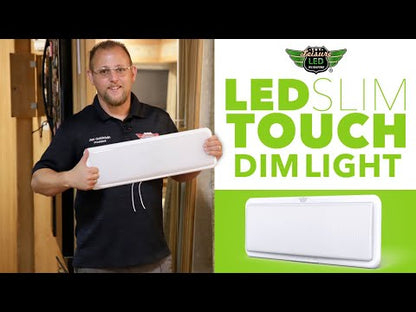 Leisure LED 12V RV Interior LED Ceiling Light Rectangle Natural White Touch Dimmer Switch 1450 Lumen 20 Inch (White)
