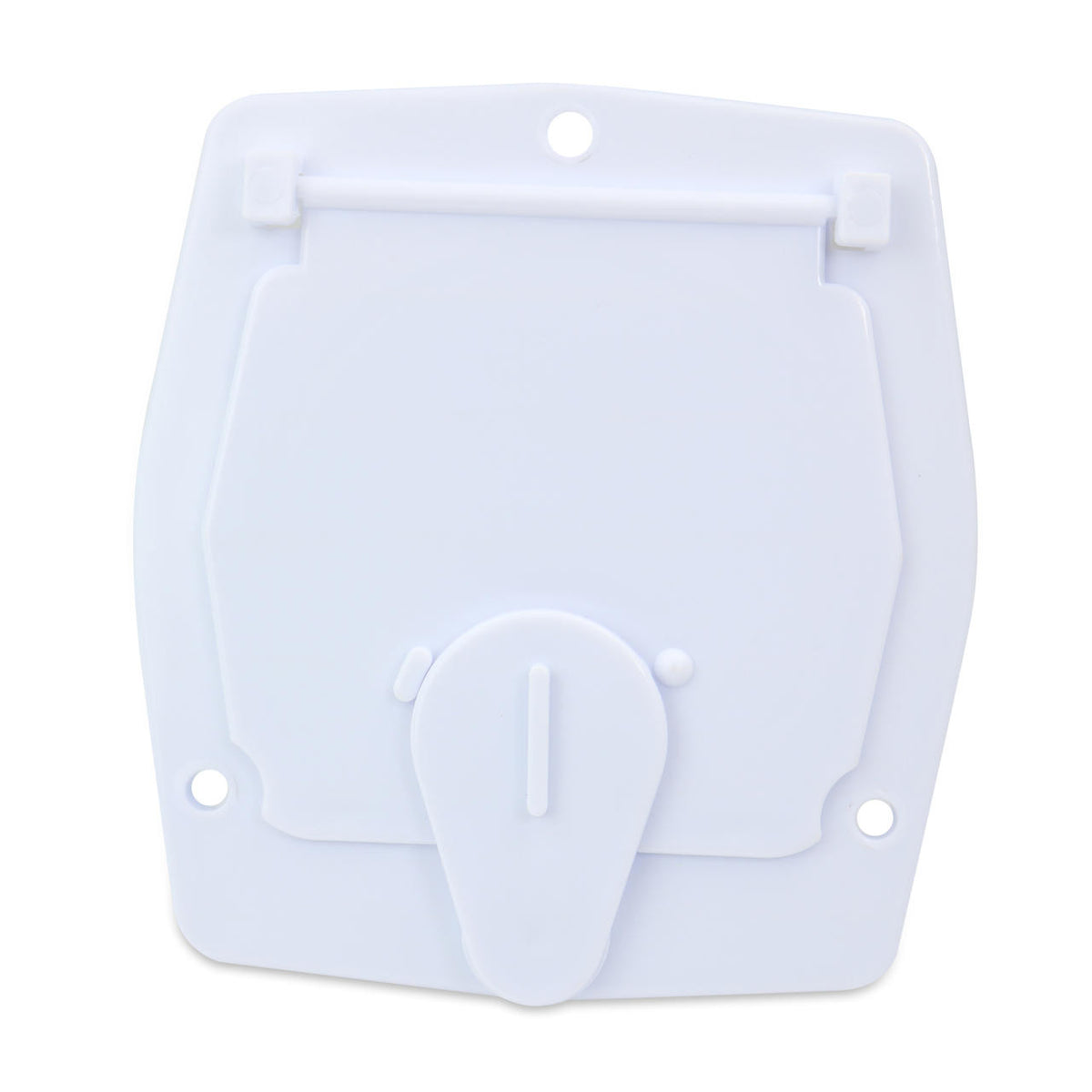 RV Camper Trailer Motorhome Power Cord Hatch Electrical Access Door  White-9W